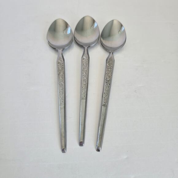 Stanley Roberts Winthrop Teaspoons Set of 3 WM Dalton Japan Stainless Steel - Picture 2 of 11